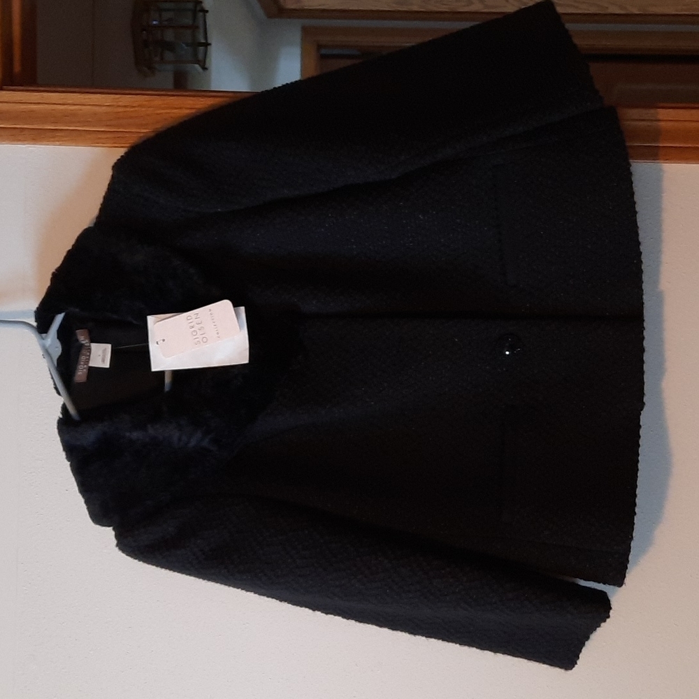 Sigrid Olsen Opal Elegance Black Jacket Size 6